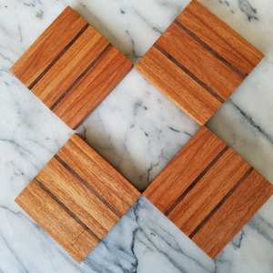 Customized Square Beech Wooden Tea Cup Stone <b>Coaster</b> Wood <b>Coaster</b> <b>for</b> <b>Drink</b> <b>for</b> Handmade Use <b>for</b> Selling - Product Image 5