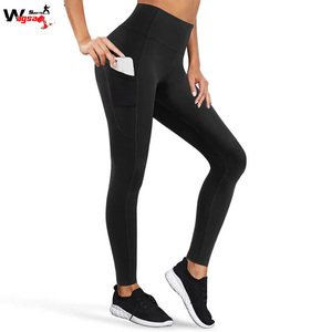 Outdoor Sports Fitness Wear Breathable High Waisted Butt Lifting Seamless Women <b>Leggings</b> <b>With</b> <b>Pockets</b> - Product Image 2