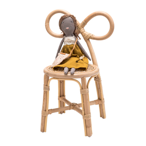 Silla de mimbre hecha a mano para niños, bonita silla con lazo de mimbre natural, de Vietnam - Product Image 2