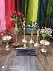Candelabro de latón de alta calidad, suministros de Iglesia, Brassworld, India, todos los tamaños - Product Image 2
