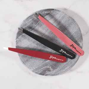 Pinzas de cejas personalizadas de acero inoxidable ofrecen diferentes colores/Mini pinzas cosméticas inclinadas instrumento de belleza - Product Image 6