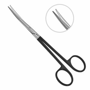 Tijeras dentadas de acero inoxidable curvado, 5,75 "(14,5 cm) - Product Image 1