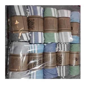 Customized Yarn Dyed Quick-Dry <b>Compressed</b> Cotton Foutas Towel for Home Use with Custom Design & Size - Product Image 1