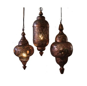 High Quality <b>Moroccan</b> <b>Lantern</b> Metal Stainless Steel Vintage Hanging Candle Holder Trending Design for Wedding Parties - Product Image 4