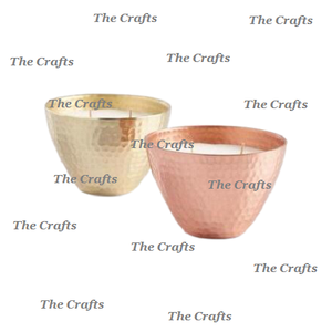 ชุดเชิงเทียนโลหะสามสีแบบทุบเชิงเทียนสำหรับงานแต่งงานและของตกแต่งบ้าน - Product Image 3