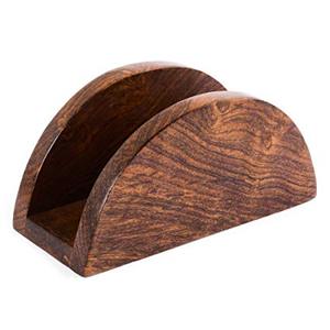 Décoration porte-serviettes en bois forme personnalisée porte-mouchoirs fait à la main classique indien élégant porte-serviettes de luxe - Product Image 1