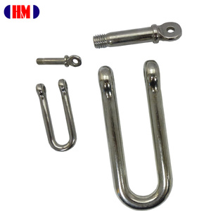 Grillete Tipo D Largo de Acero Inoxidable de Grado Marino SS9101 para Aplicaciones de Aparejos, Amarre y Elevación - Product Image 4