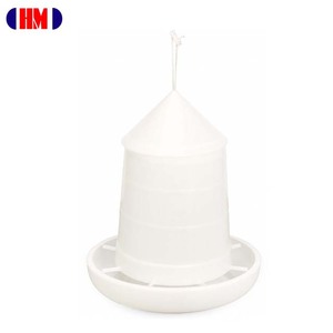 High quality adjustable feed flow 10kg Plastic Gear Box Feeder with plastic lid chicken poultry feeder - Product Image 1