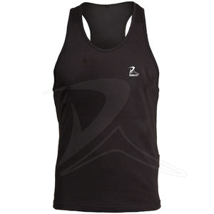 Débardeurs de sport de haute qualité à séchage rapide pour hommes, gilet de musculation décontracté de couleur unie avec logo personnalisé, vêtements de sport respirants - Product Image 3