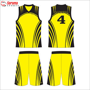 Vêtements de sport bon marché pour hommes et ensemble d'uniformes de basket-ball respirants 100% maillot en polyester, - Product Image 2