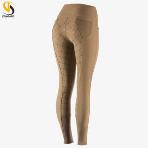 OEM Factory <b>Women</b> Breeches Leggings <b>Jodhpurs</b> Tights Equestrian Pants Riding Sports Breeches - Product Image 2