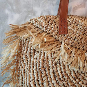 New Autumn Fashion Water Hyacinth Shopping <b>Bag</b>, <b>Straw</b> Tote Handbag in Vietnam Wholesale - Product Image 3