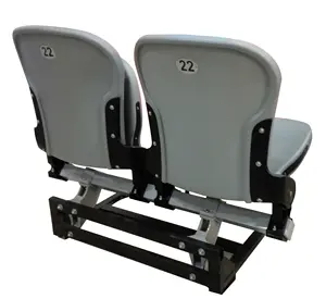 JUYI BLM-4708 factory price metal stadium seat 관람석 플라스틱 딱맞고 개폐식 트리뷴 CE 휴대용 서 OEM Stadium Seat