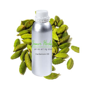 Aceite esencial orgánico de cardamomo, grado terapéutico para la salud respiratoria y digestiva del cabello de la piel, hecho de semillas puras - Product Image 1