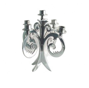 Bougeoir de haute qualité bougeoir en aluminium coulé de table avec miroir bougeoir polonais décor à la maison Occasion de fête - Product Image 1