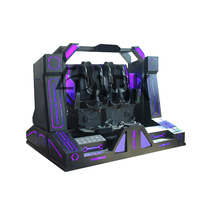 4 joueurs Interactif Multiplaye Tapis Roulant Marche Distributeur Vibration Simulateur Machine De Jeu Vr 2k