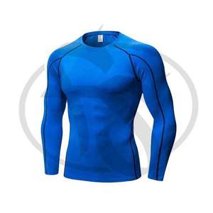 เสื้อกีฬาแขนยาวสำหรับผู้ชาย,ชุดกันผื่นธรรมดาทำจากผ้าสแปนเด็กซ์ - Product Image 4