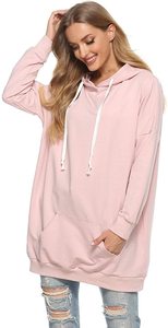 Women's Hot Fashion <b>Oversized</b> Gym Joggers <b>Hoodie</b> Custom Made with <b>Long</b> Breathable Terry Fabric Plus Size for Winter Sports - Product Image 2