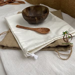 Bol naturel en noix de coco poli, 1 pièce, ensemble artisanal, vente en gros - Product Image 3