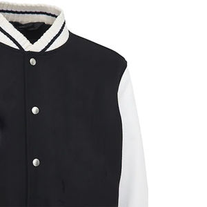 Veste en cuir universitaire en laine et qualité supérieure pour hommes et femmes Veste d'hiver de baseball Letterman Vente en gros OEM/ODM - Product Image 4