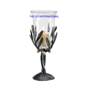 Fabricant et fournisseur de bougeoirs décoratifs et de centres de table en métal aluminium, articles votifs pour la maison et la salle à manger, en verre transparent - Product Image 5