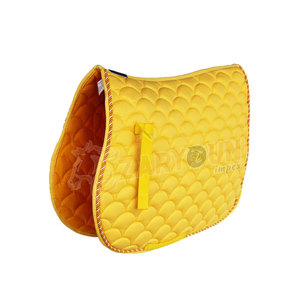 Almohadillas de sillín de doma inglesa de tela satinada personalizada de alta calidad para uso de equitación inglesa para almohadillas de sillín inglés - Product Image 5