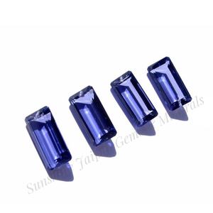 4X8mm Baguette Cut Natural IOLITE Venta al por mayor Precio de fábrica Piedra preciosa suelta facetada de alta calidad por pieza NATURAL IOLITE - Product Image 4