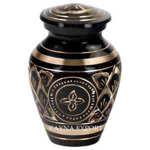 Modern Design Black Mini Metal Urn Most Fancy <b>Keepsake</b> <b>for</b> <b>Ash</b> Holding <b>for</b> Your Loved Ones <b>for</b> Baby Use - Product Image 2