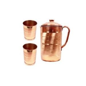 Shinny Polished Design <b>Copper</b> <b>Jug</b> With Lid Manufacturer - Product Image 1