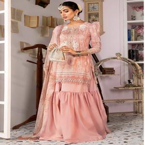 Salwar kameez-ropa de invierno para mujer, vestido de gasa - Product Image 1