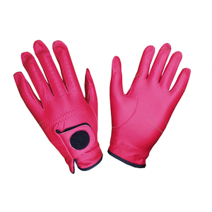 ถุงมือกอล์ฟแฟชั่นหนังสีแดง Cabretta - Product Image 1