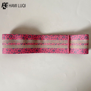 2024 Wholesale Factory Custom Printed Hip Circle <b>Band</b> Booty <b>Band</b> Glute <b>Band</b> Fabric <b>Elastic</b> Resistance with Rubber Logo - Product Image 3