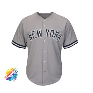 Maillot de softball/baseball Formula1 Industries New York, prix d'usine, vente en gros, personnalisé, bonne qualité, Spandex/Polyester, col en V - Product Image 2