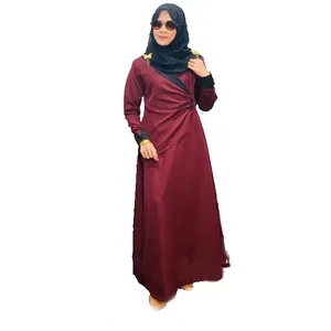 プレミアムイスラム教徒のドレス女性のためのロングドレスポリエステル繊維オールサイズモダンスタイル100% 輸出のためのベストセラー