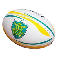 Ballon de rugby d'entraînement professionnel personnalisé en caoutchouc synthétique avec logo de club cousu à la main pour les entraîneurs