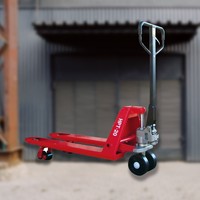 Transpalette manuel robuste de 4 tonnes avec échelle de poids Hauteur de levage élevée et actionnement manuel