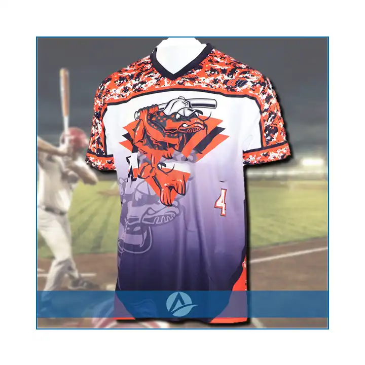 Source New 2022 Top selling quick dry 160-180 interlock fabric softball  jersey for men Fully sublimated baseball jerseys for youth on m.