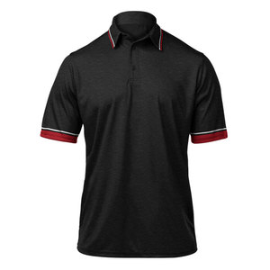 Camiseta deportiva de secado rápido para hombre y mujer, polo playeras de poliéster con logo personalizado, color blanco - Product Image 3