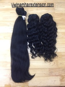 Extensiones de Cabello Humano Remy Virgen Rizado con Doble Trama y Ondas Profundas - Product Image 6