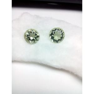 อเมทิสต์ควอตซ์สีเขียวอ่อนธรรมชาติขนาด 13 มม. ทรงเหลี่ยมเจียระไน  ผ่านการอบความร้อน สำหรับทำเครื่องประดับ เกรด AAA พร้อมใบรับรองจากผู้ประเมินอิสระ - Product Image 4