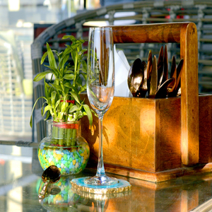 Posavasos de Ágata Natural Pulida en Forma de Rodaja |   Juego de Posavasos de Piedra Geodésica de Cristal |   Posavasos Decorativos para Mesa, Juego de Posavasos para Decoración del Hogar, Regalo - Product Image 1