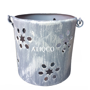 Elegante soporte votivo de hierro gris estilo Balti nuevo diseño decoración del hogar para uso religioso otros portavelas y tarros - Product Image 1