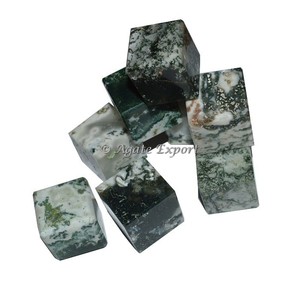 Comprar en línea cubos de piedras preciosas de ágata de árbol pulido - Product Image 1