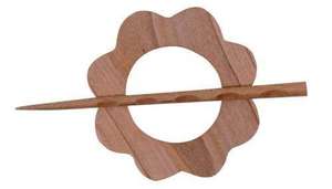 Mango Wood <b>Shawl</b> <b>Pins</b> India - Product Image 2