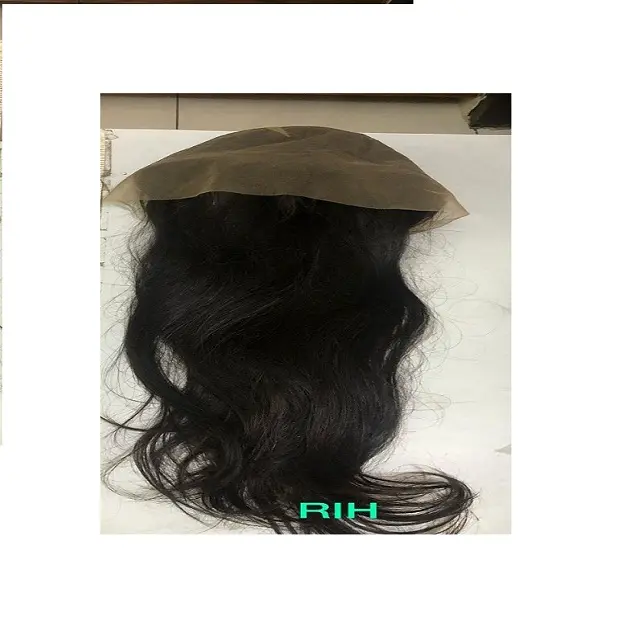 Raw Unprocessed wholesale Russian Wavy frontal human hair wigs