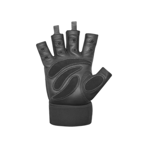 Gants personnalisés pour hommes, gants d'entraînement respirants à demi-doigts avec bandage, gants de fitness antidérapants, vente en gros - Product Image 3