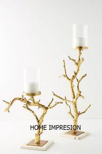 Tree Standing Metal Luxury Candle Holder Home Decorative <b>Tall</b> Stand Glass Tealight Tree Candle Holder for Wholesale Suppliers - Product Image 5