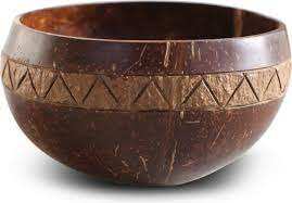 Bol en noix de coco en noix de coco, pour fruits et repas, meilleure société de fabrication, placer votre propre logo sur les produits - Product Image 2