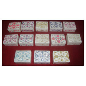 Caja de regalo de Ramadán hecha a mano, diferentes mopas con incrustaciones de mármol - Product Image 1