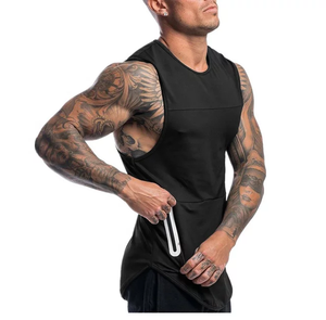 เสื้อกล้ามโยคะออกกำลังกายแบบขายส่งสั่งทำได้ ไซส์พลัส สำหรับผู้ชายและผู้หญิง ระบายอากาศได้ดี เป็นมิตรกับสิ่งแวดล้อม แห้งเร็ว ผ้าถัก พิมพ์ลายลำลอง สำหรับวิ่ง - Product Image 2